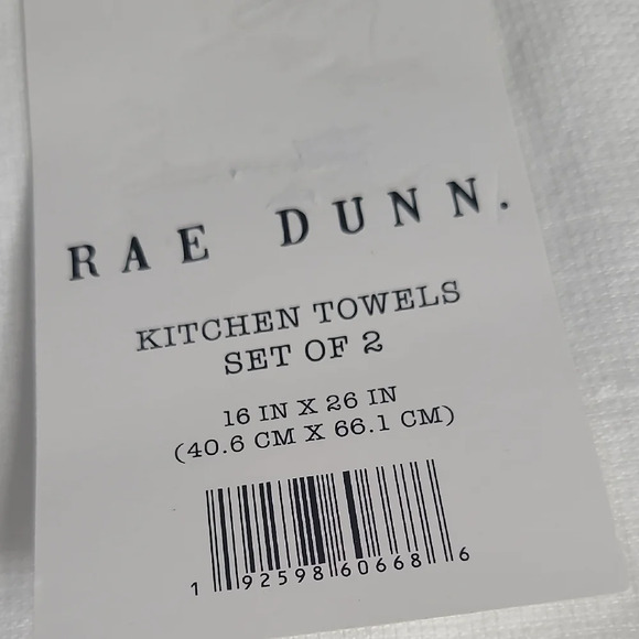 Rae Dunn Kitchen Towels Set - Picture 2 of 4